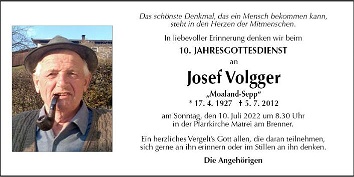Josef Volgger